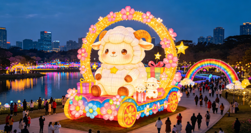 羊年花灯设计
